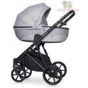 Riko Nano Pro 3-1 01 Grey Fox, bērnu rati Riko